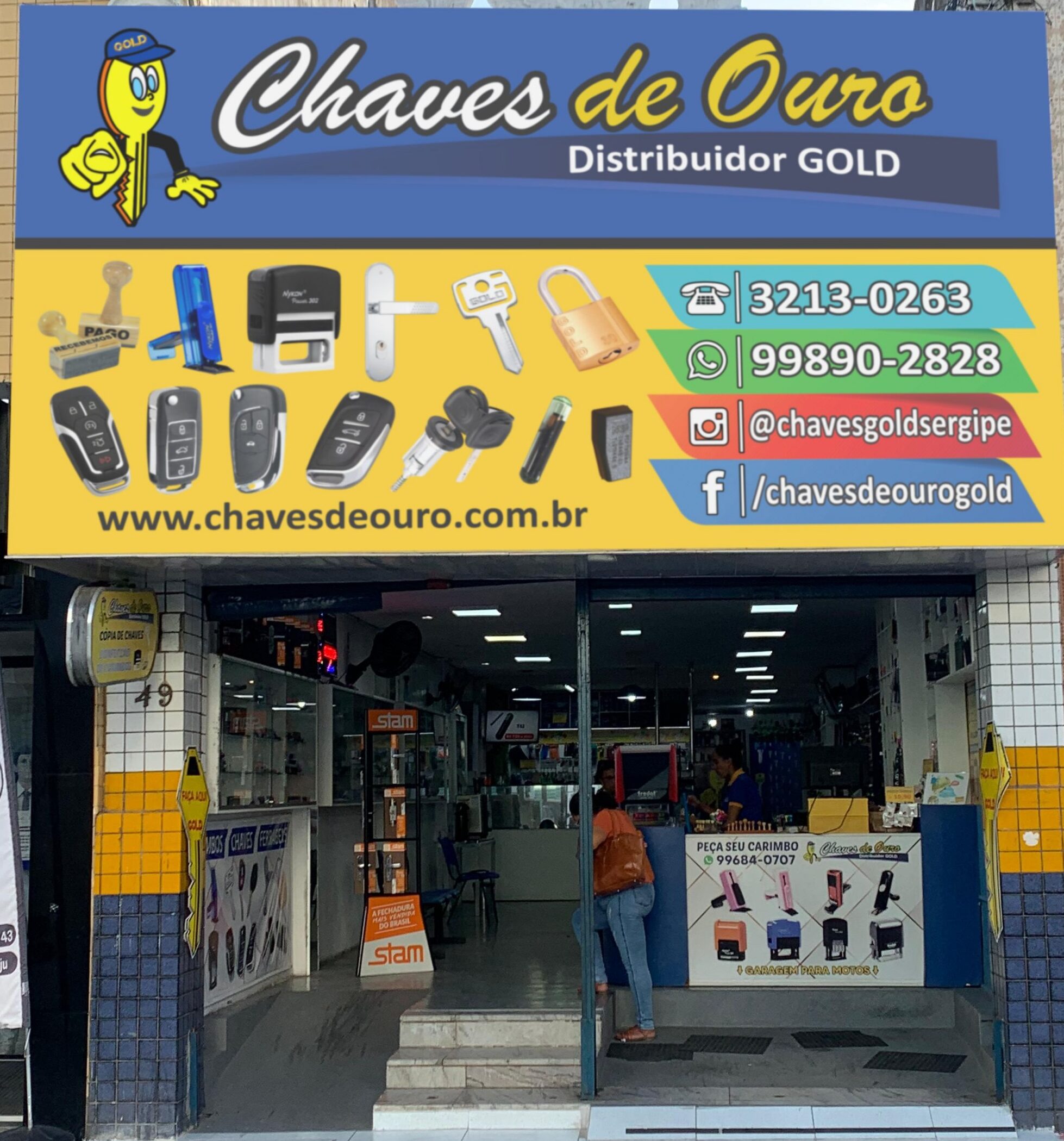 Chaves de Ouro - Distribuidor de Carimbos, Chaves e Ferragens Chaves de Ouro - Distribuidor de Carimbos, Chaves e Ferragens